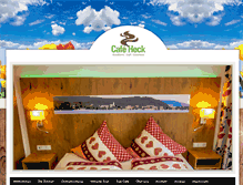 Tablet Screenshot of cafe-heck.de